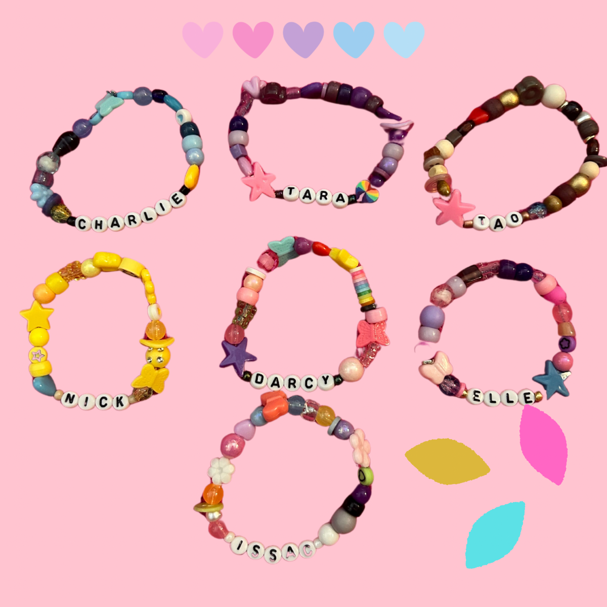 Heartstopper Bracelet Set